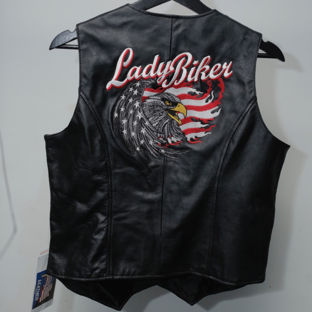 Leather Biker Vest